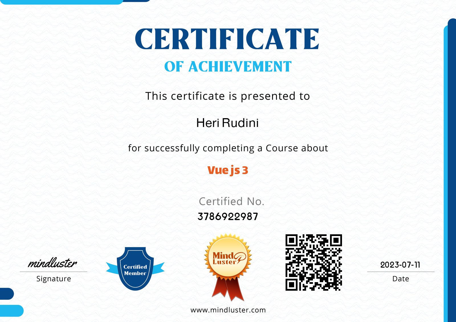 Certificate image