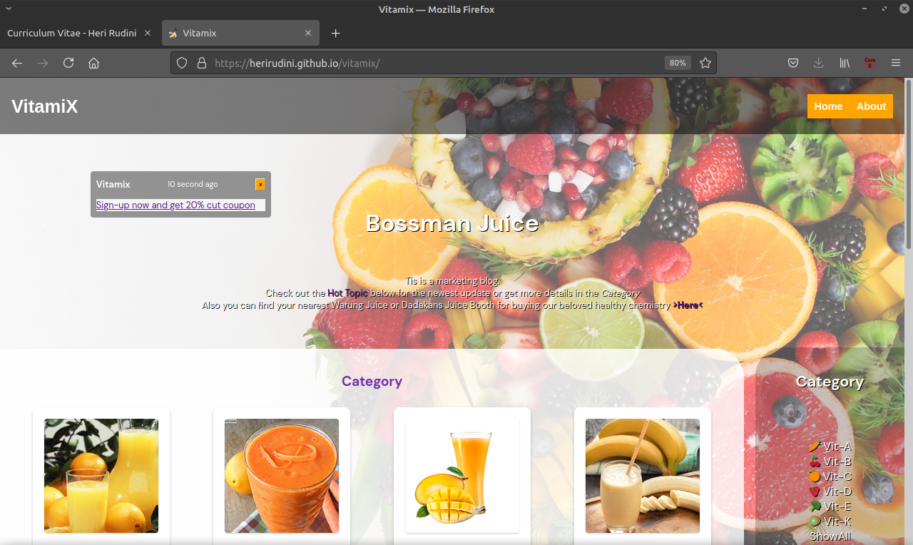 Vitamix website